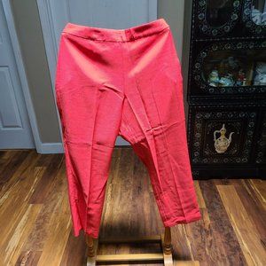 Natori, 10, Red linen pants NWT
